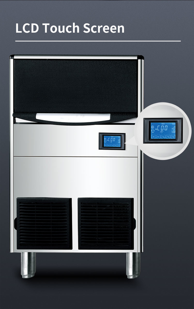 Best Price 120kg Per Day Ice Maker MachineLCD Commercial For Restaurant Bar Cafe For Sale 8