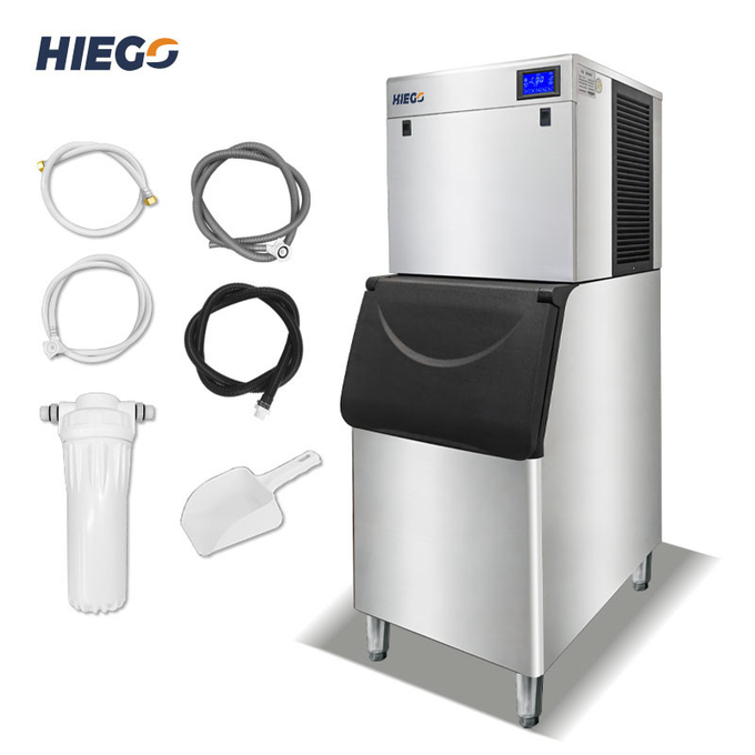 110kg Automatic Commercial Ice Machine 200kg R404a Instant Ice Maker 1