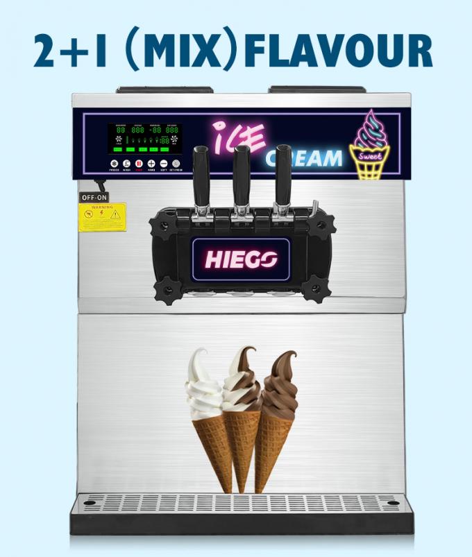 Mobile Gelato Maker Commercial 36l Hotel Commercial Ice Cream Machine 7